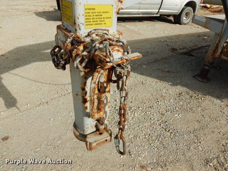 image for item DE4153 2004 shop built equipment trailer