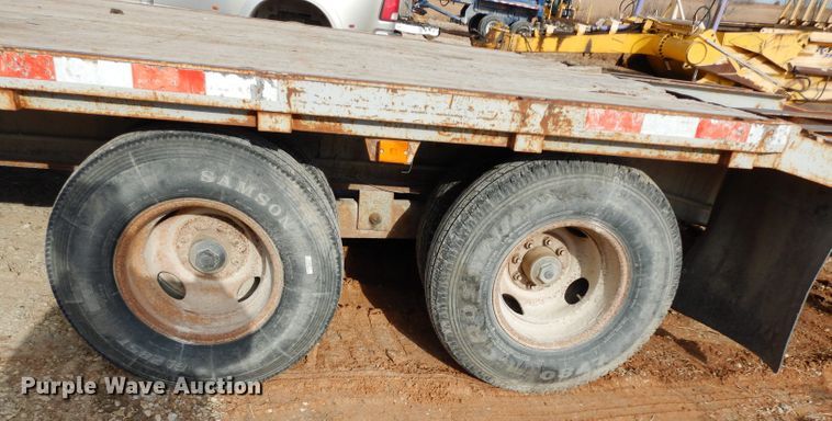 image for item DE4153 2004 shop built equipment trailer