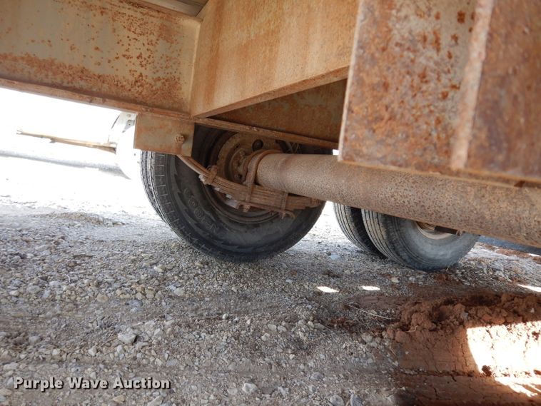 image for item DE4153 2004 shop built equipment trailer