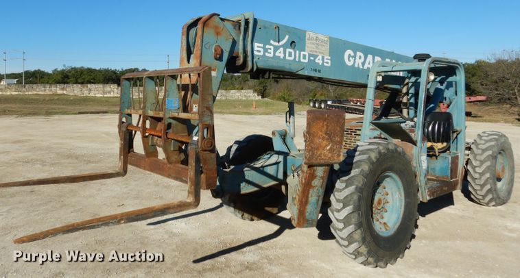 image for item DF2594 2000 Gradall 534D10-45 telehandler