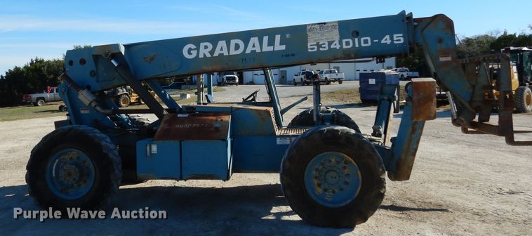 image for item DF2594 2000 Gradall 534D10-45 telehandler