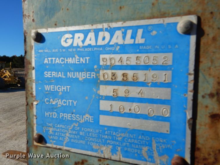 image for item DF2594 2000 Gradall 534D10-45 telehandler