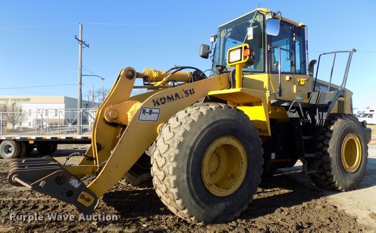 image for item DG2483 2008 Komatsu WA380-6 wheel loader