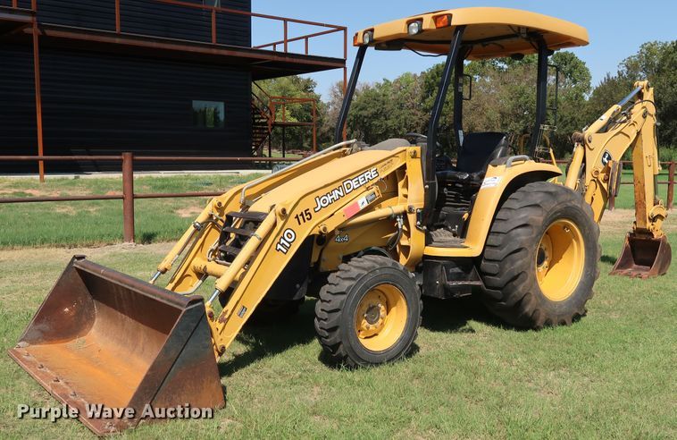 image for item DG4181 2008 John Deere 110 backhoe