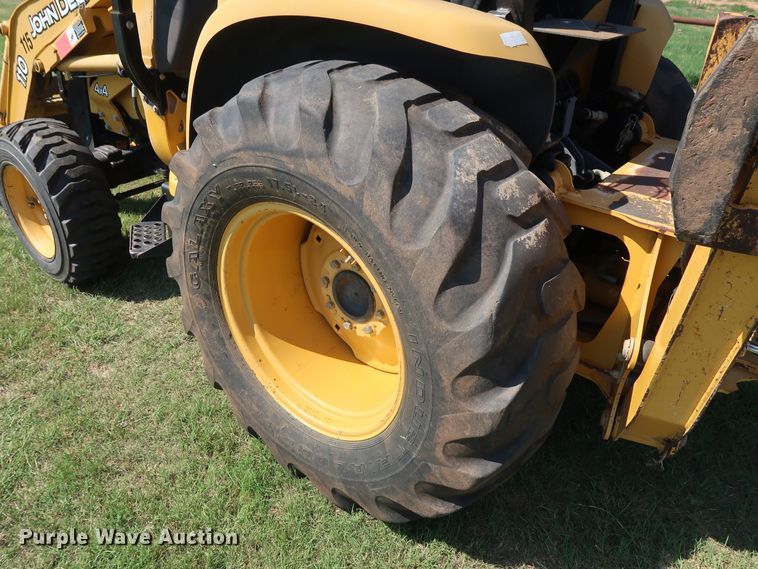 image for item DG4181 2008 John Deere 110 backhoe