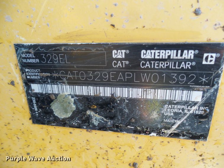 image for item DG5550 2013 Caterpillar 329E L excavator