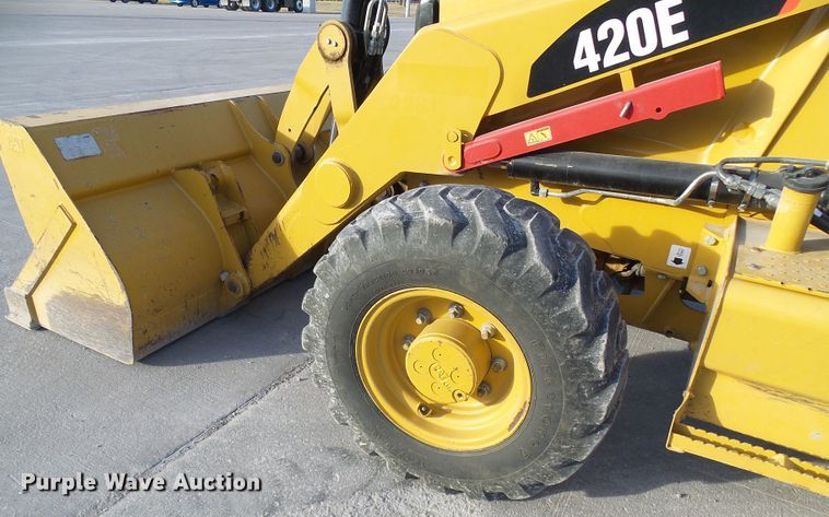 image for item DG5553 2012 Caterpillar 420E backhoe