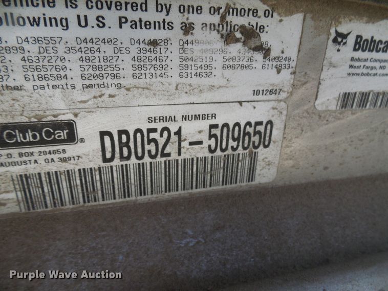 image for item DG5555 2005 Bobcat 2200D utility vehicle