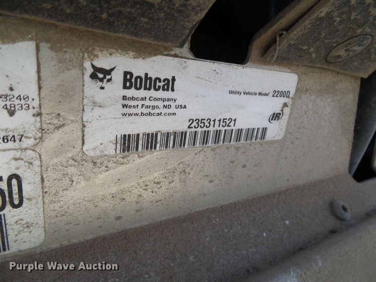 image for item DG5555 2005 Bobcat 2200D utility vehicle