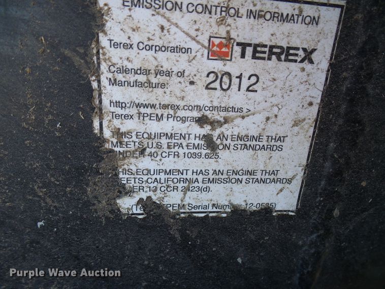 image for item DG5556 2012 Terex PT-100G skid steer