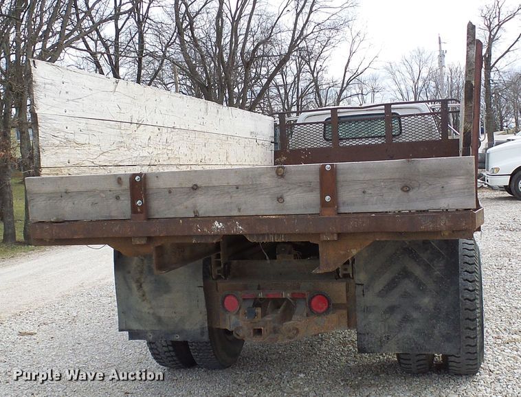 image for item DG5560 1987 Chevrolet C70 flat dump bed truck