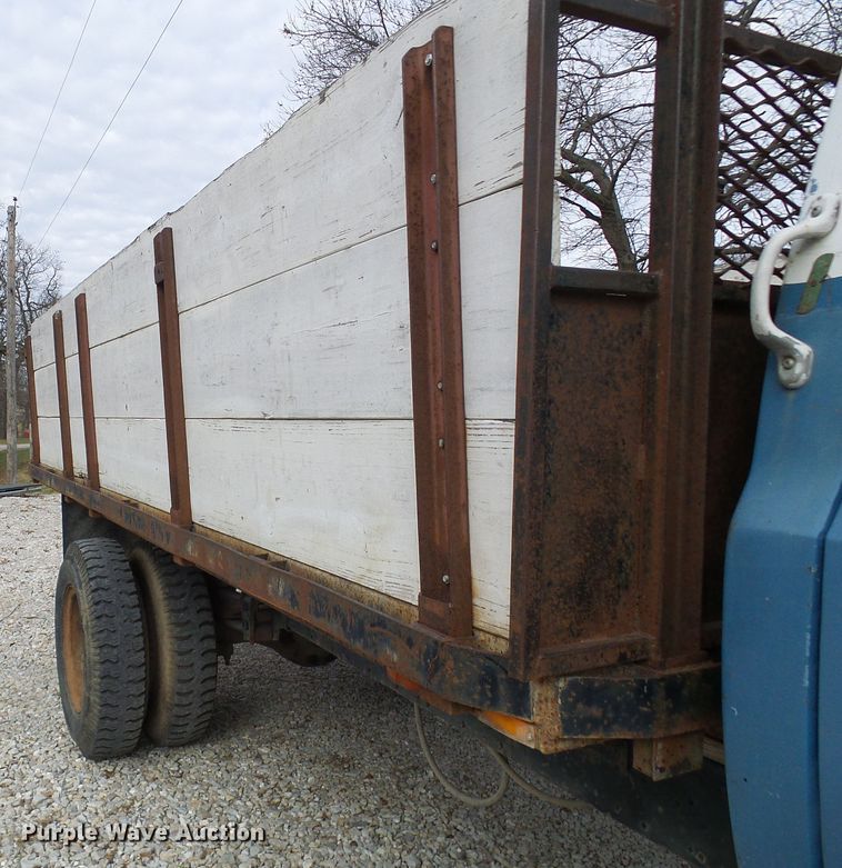 image for item DG5560 1987 Chevrolet C70 flat dump bed truck