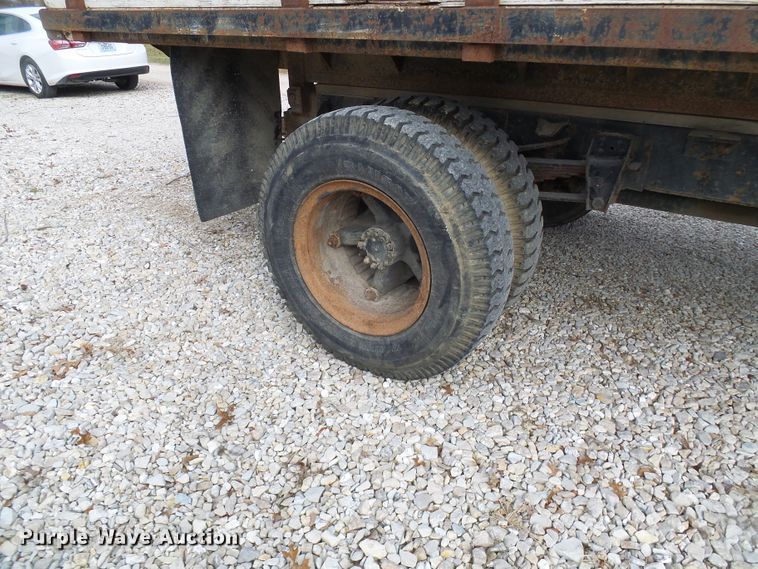 image for item DG5560 1987 Chevrolet C70 flat dump bed truck