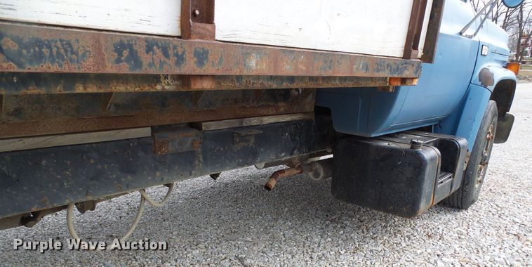 image for item DG5560 1987 Chevrolet C70 flat dump bed truck