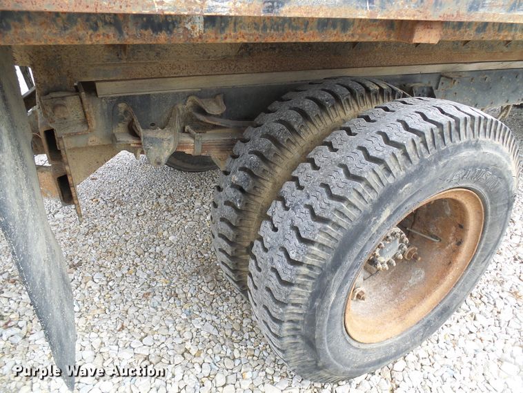 image for item DG5560 1987 Chevrolet C70 flat dump bed truck