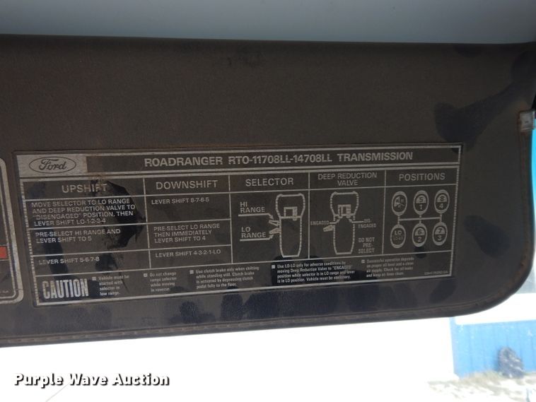 image for item DG6250 1997 Ford L9000 dump truck