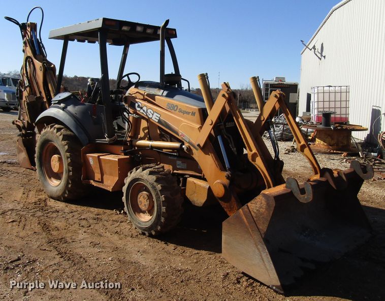 image for item DG6682 2003 Case 580 Super M backhoe