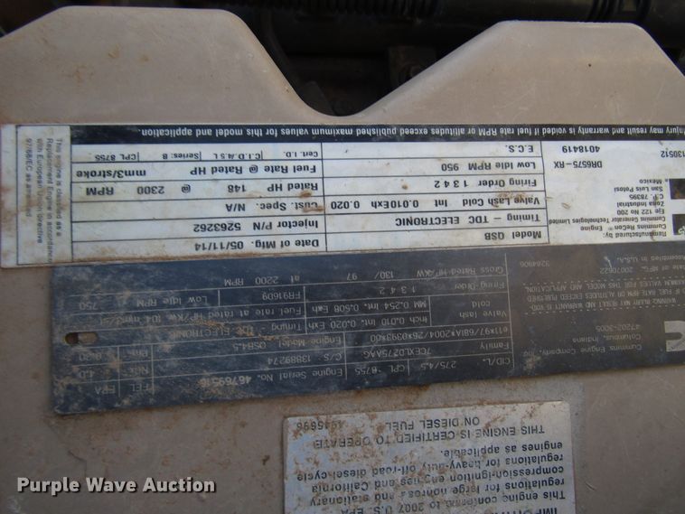 image for item DG6732 2009 Volvo SD100D single drum vibratory roller