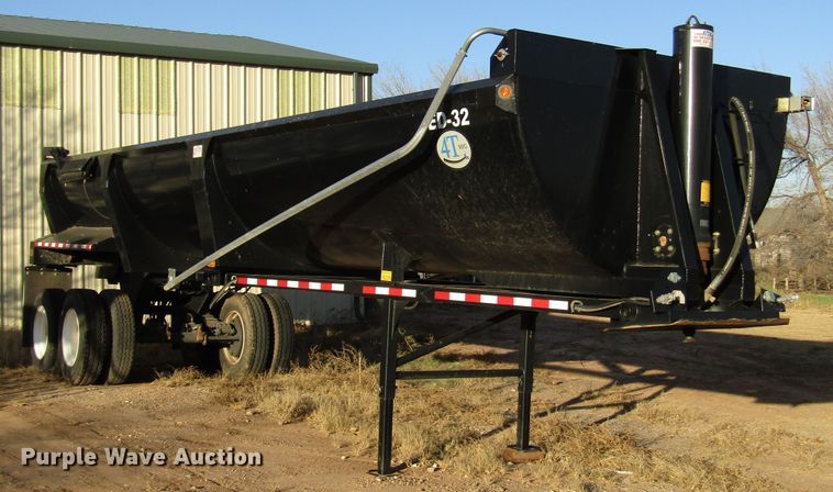 image for item DG6733 2016 4T HR322 barrel bed dump trailer