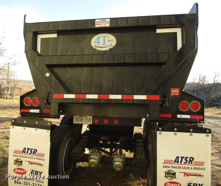 image for item DG6733 2016 4T HR322 barrel bed dump trailer