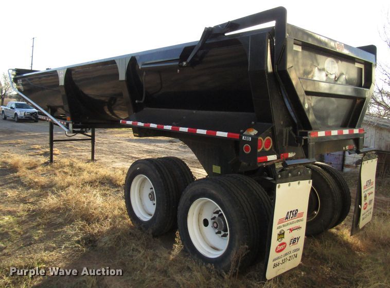 image for item DG6733 2016 4T HR322 barrel bed dump trailer
