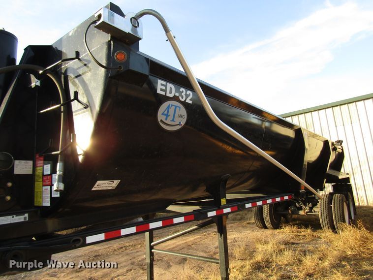 image for item DG6733 2016 4T HR322 barrel bed dump trailer