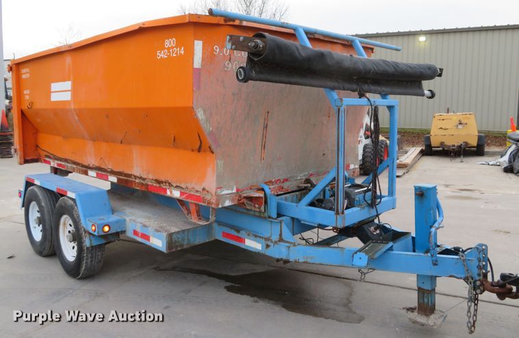 image for item DH1743 2007 Region Welding 14000-SDT roll-off dumpster trailer