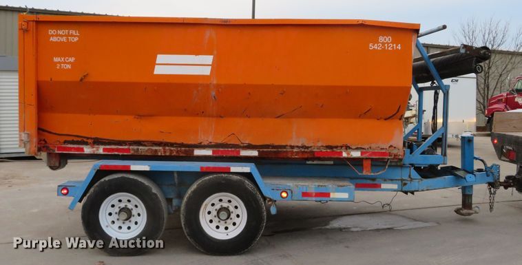 image for item DH1743 2007 Region Welding 14000-SDT roll-off dumpster trailer