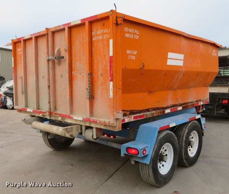 image for item DH1743 2007 Region Welding 14000-SDT roll-off dumpster trailer