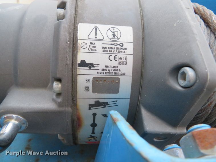 image for item DH1743 2007 Region Welding 14000-SDT roll-off dumpster trailer