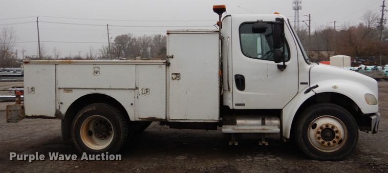 image for item DH2248 2004 Freightliner Business Class M2 utility bed truck