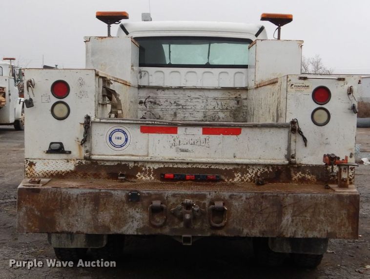 image for item DH2248 2004 Freightliner Business Class M2 utility bed truck