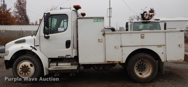 image for item DH2248 2004 Freightliner Business Class M2 utility bed truck