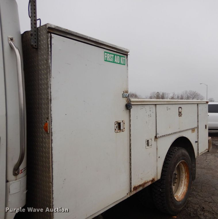 image for item DH2248 2004 Freightliner Business Class M2 utility bed truck