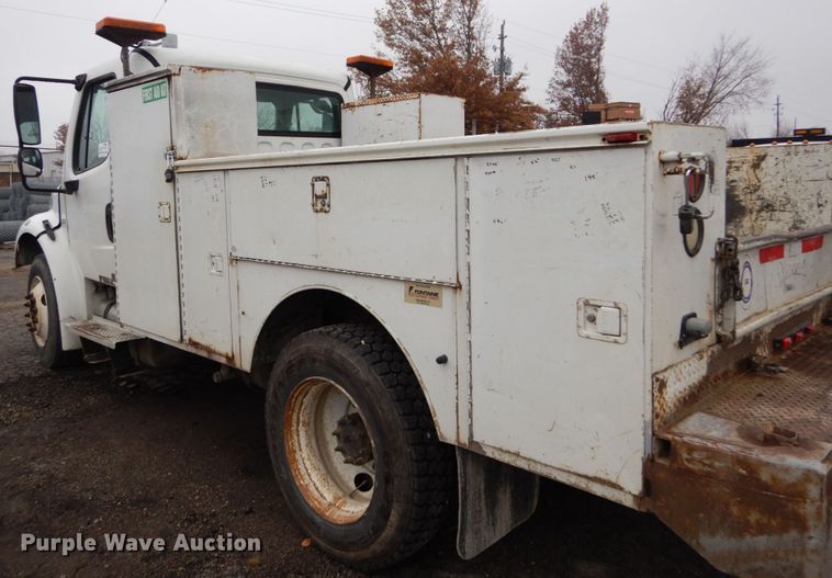 image for item DH2248 2004 Freightliner Business Class M2 utility bed truck