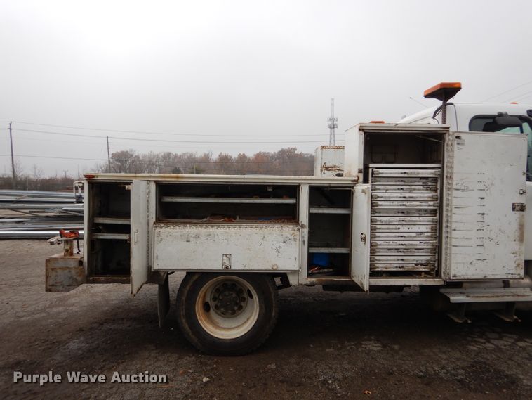 image for item DH2248 2004 Freightliner Business Class M2 utility bed truck