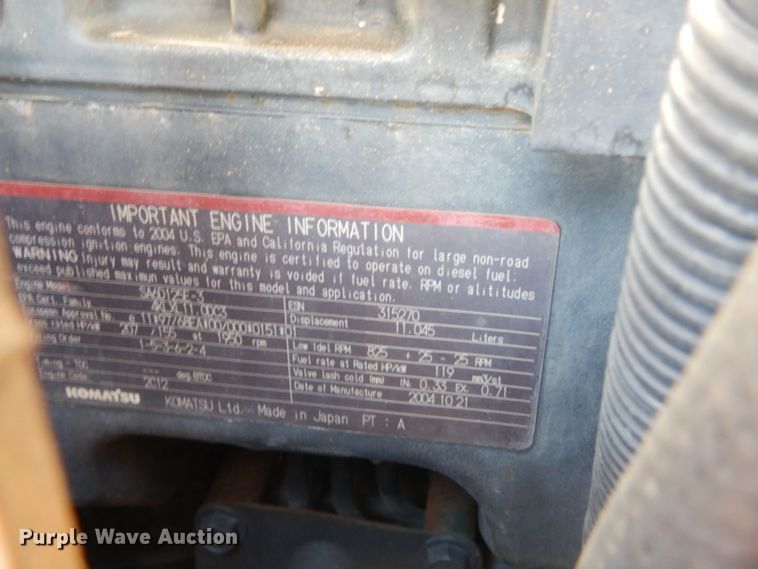 image for item DH4270 2005 Komatsu D65EX-15 dozer