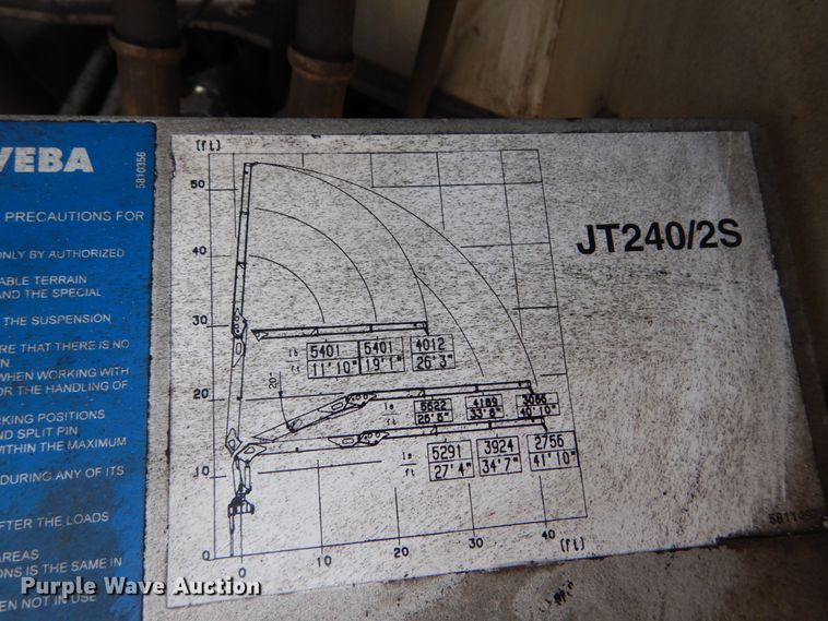 image for item DH5012 2000 Sterling L9500 crane truck