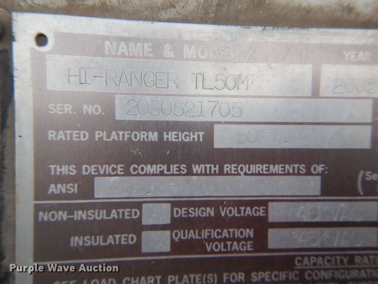 image for item DH5015 2004 International 4300 bucket truck