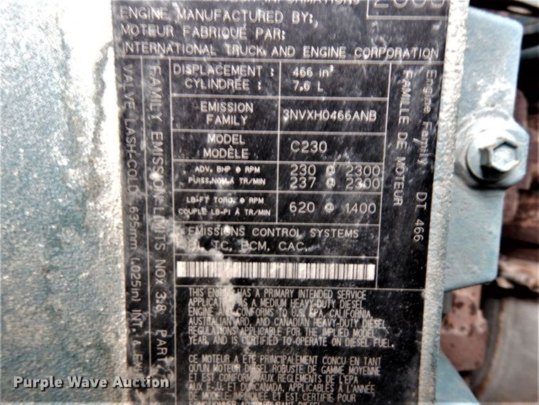 image for item DH5015 2004 International 4300 bucket truck