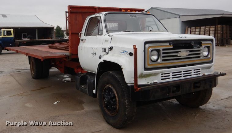 image for item DH5020 1983 Chevrolet C70 scissor lift truck