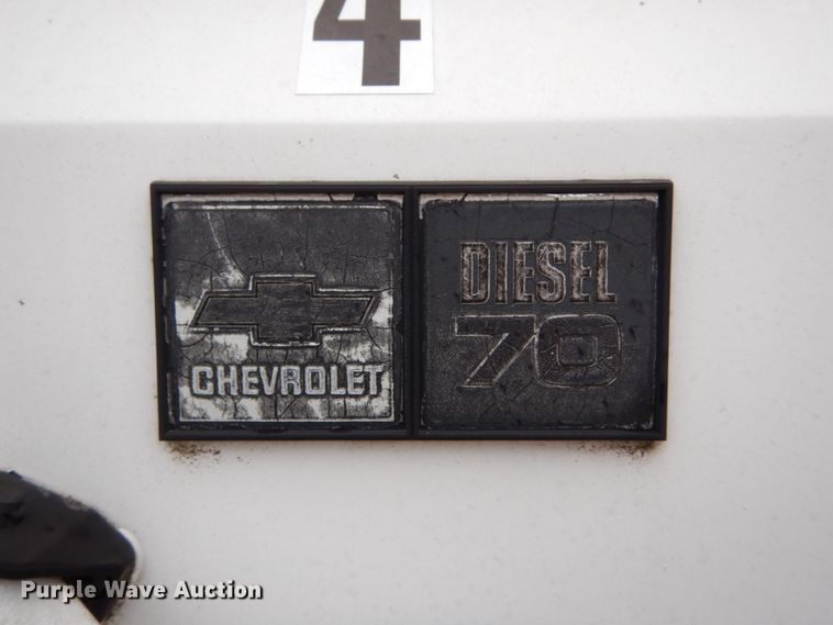 image for item DH5020 1983 Chevrolet C70 scissor lift truck