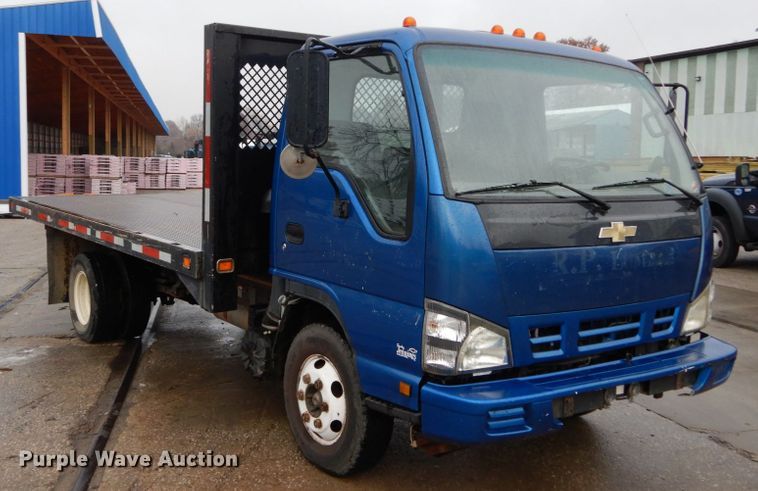 image for item DH5037 2006 Chevrolet W4500 flat dump bed truck