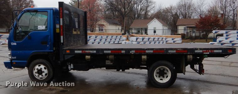 image for item DH5037 2006 Chevrolet W4500 flat dump bed truck