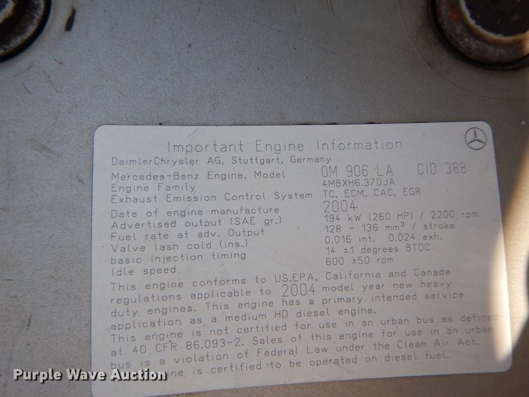 image for item DH5041 2005 Sterling Acterra dump truck