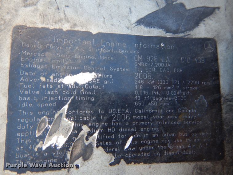 image for item DH5042 2007 Sterling Acterra dump truck