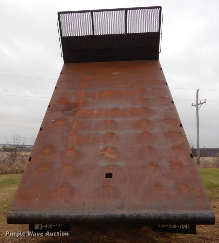 image for item DH5043 2002 GMC C6500 flat dump bed truck