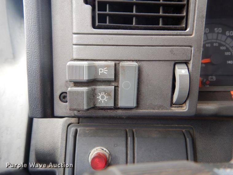 image for item DH5043 2002 GMC C6500 flat dump bed truck