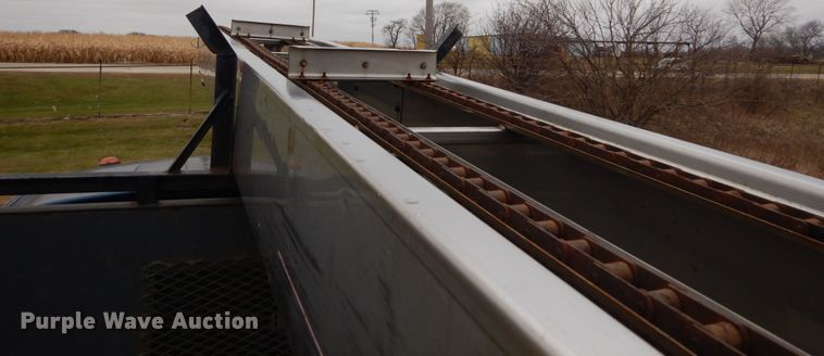 image for item DH5044 2003 GMC C7500 flat dump bed truck with conveyor