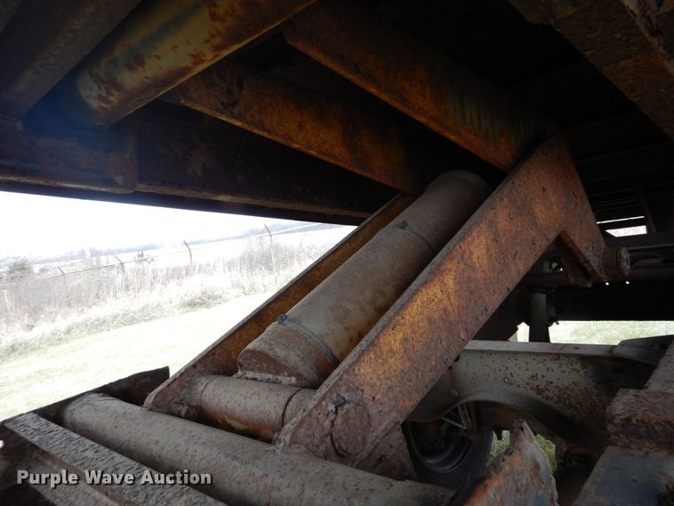 image for item DH5044 2003 GMC C7500 flat dump bed truck with conveyor